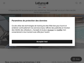 'lafuma-mobilier.fr' screenshot