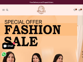 naariwear.com homepage screenshot