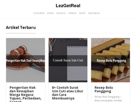 'lezgetreal.com' screenshot