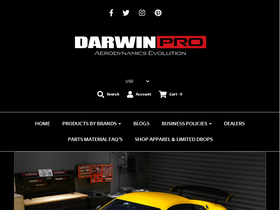 'darwinproaero.com' screenshot