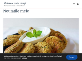 'retetelemeledragi.com' screenshot