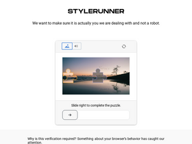 'stylerunner.com' screenshot