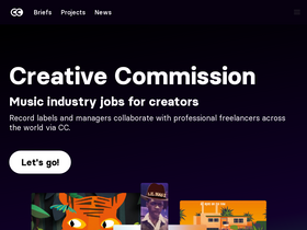 'creative-commission.com' screenshot