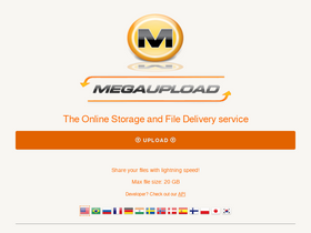 'megaupload.nz' screenshot