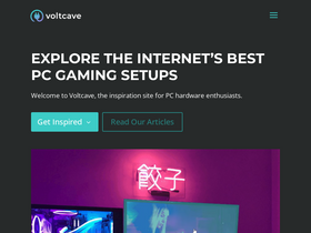 'voltcave.com' screenshot