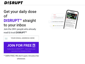 'disruptmagazine.com' screenshot