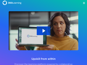 '360learning.com' screenshot
