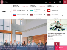 'lhf.lv' screenshot