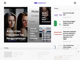 'motiska.id' screenshot