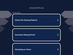 streamm4u.to Traffic Analytics Ranking Stats Tech Stack