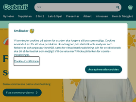 'coolstuff.se' screenshot