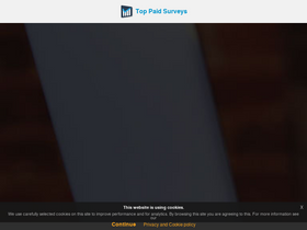 'toppaidsurveys.co.uk' screenshot