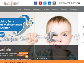 'transfinder.com' screenshot