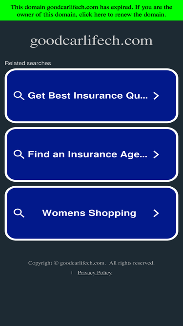 goodcarlifech.com