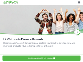 'pineconeresearch.com' screenshot