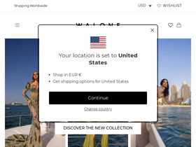 Walone website screenshot