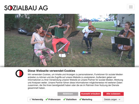 'sozialbau.at' screenshot