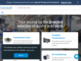 'transend.us' screenshot