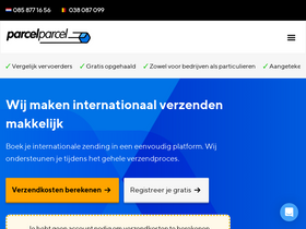 'parcelparcel.com' screenshot