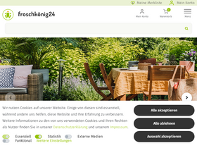 'froschkoenig24.de' screenshot
