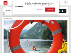 'alaskahighwaynews.ca' screenshot