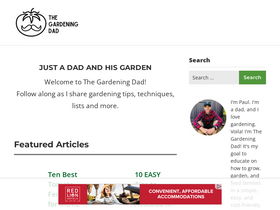 'thegardeningdad.com' screenshot