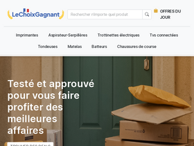 'lechoixgagnant.fr' screenshot