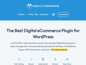 'easydigitaldownloads.com' screenshot