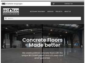 'becosan.com' screenshot