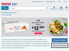 'costcobusinesscentre.ca' screenshot