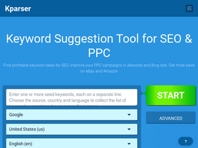 'kparser.com' screenshot