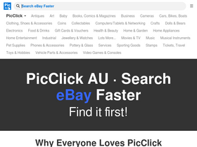 'picclick.com.au' screenshot