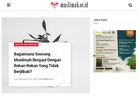 'muslimah.or.id' screenshot