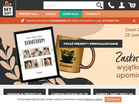 'mygiftdna.pl' screenshot