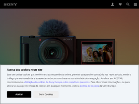 'sony.pt' screenshot
