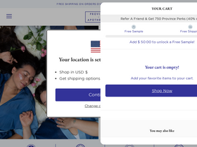 'provinceapothecary.com' screenshot