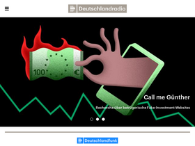 'deutschlandradio.de' screenshot