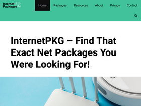 'internetpkg.com' screenshot