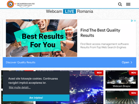 'webcamromania.ro' screenshot