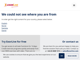 'exorlive.com' screenshot