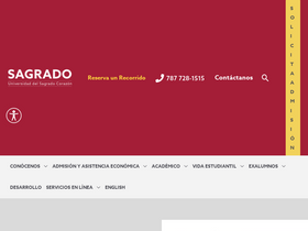 'sagrado.edu' screenshot