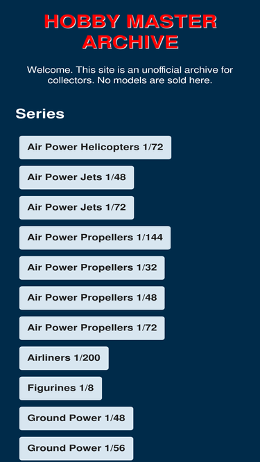 hobbymasterarchive.org