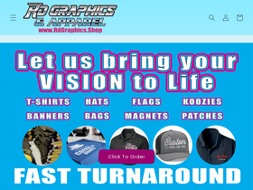 rdgraphics.shop homepage screenshot
