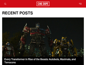 'cinedope.com' screenshot