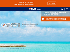 'amatravel.ca' screenshot