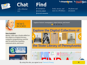 'powerlibrary.org' screenshot