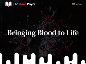 'thebloodproject.com' screenshot