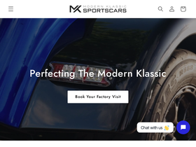 mksportscars.com homepage screenshot