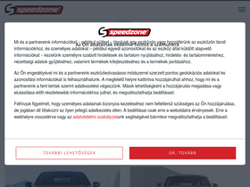 'speedzone.hu' screenshot