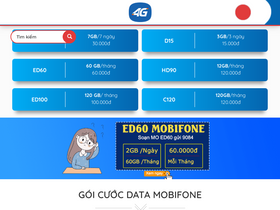 'mobifone.net.vn' screenshot